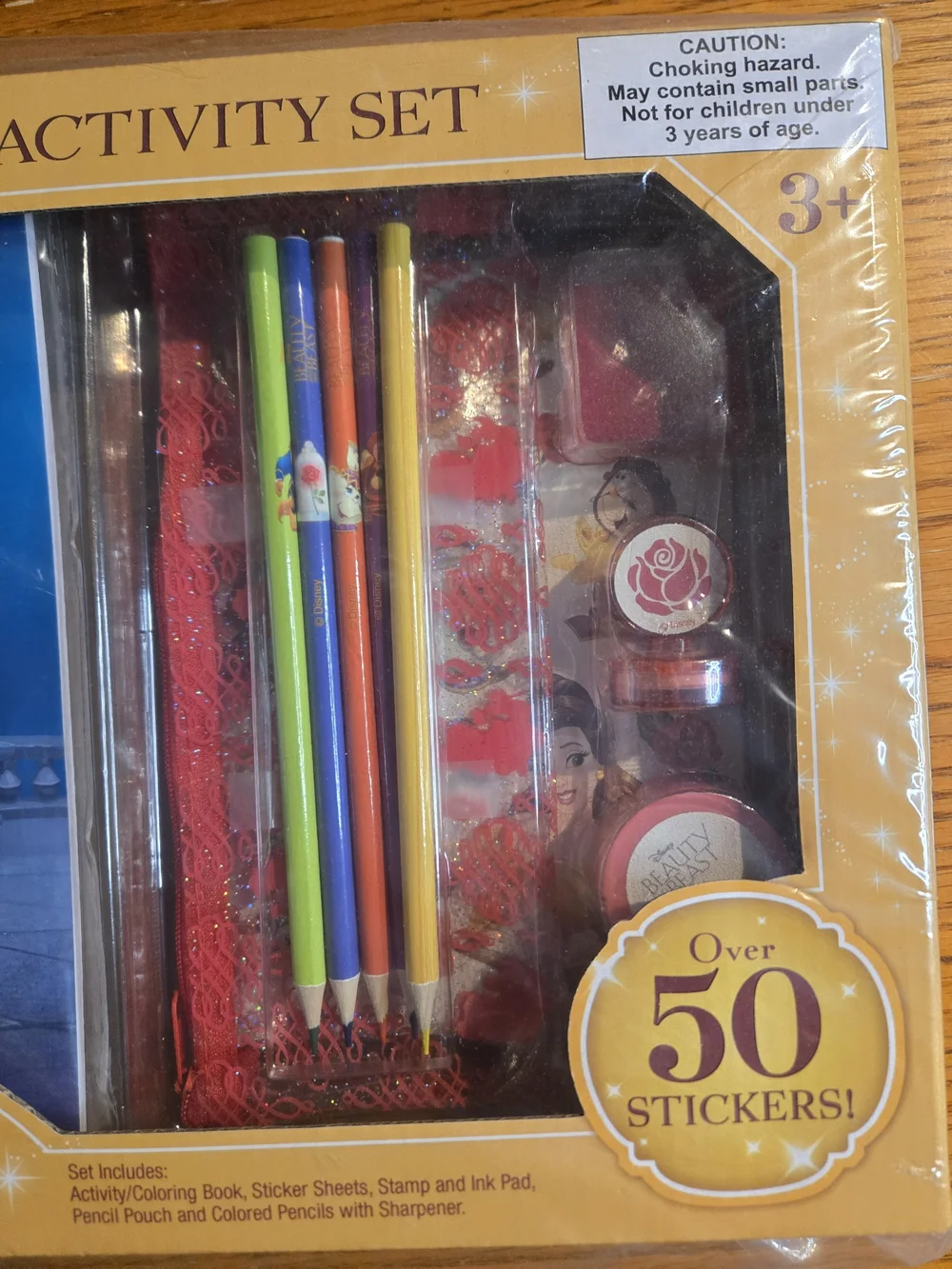 Disney Beauty and the Beast Coloring & Activity Book Kit